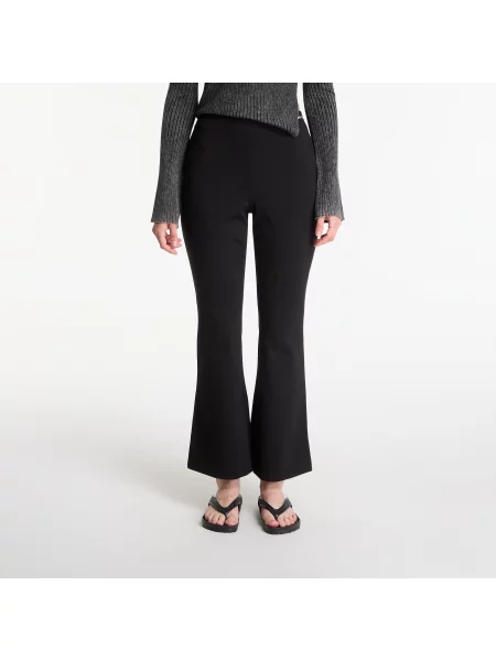 Kalhoty Calvin Klein Jeans Ponte Tailored Flare Pant Black L černé