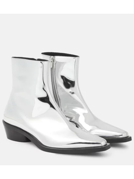 Cizme scurte Proenza Schouler argintiu