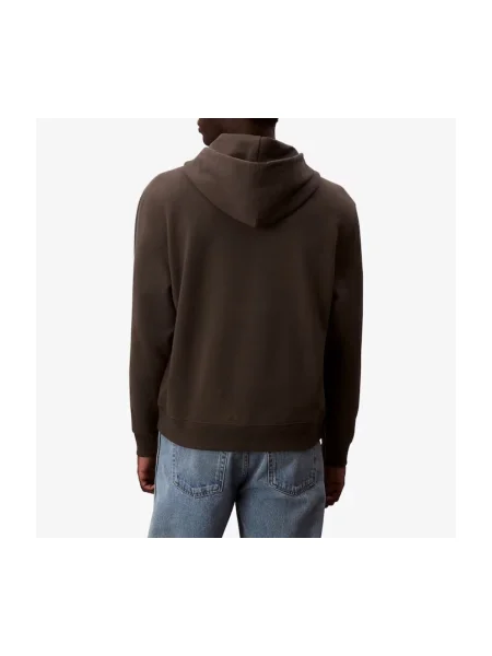 Geacă de blugi Calvin Klein Jeans din material terry gri