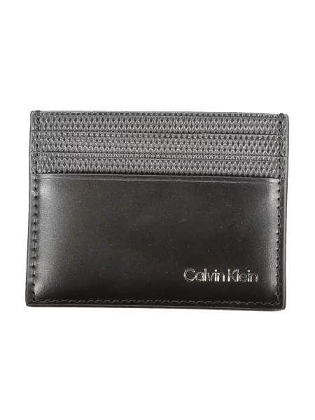Portfel Calvin Klein skórzany czarny