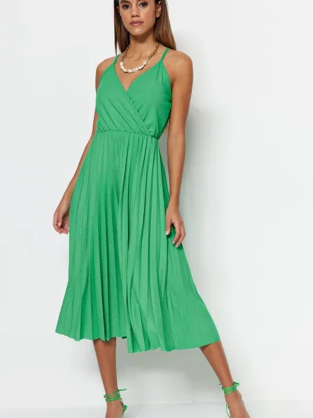 Obleka Trendyol zelena