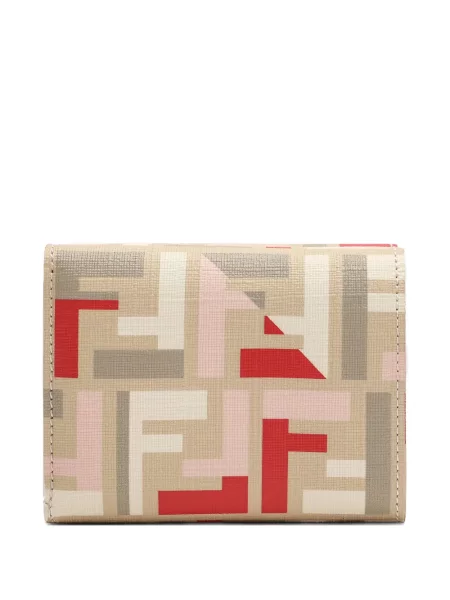 Portofel Fendi cu imprimeu geometric