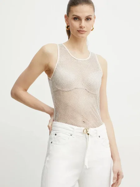 Блуза Marella SCOLI с апликация бежово