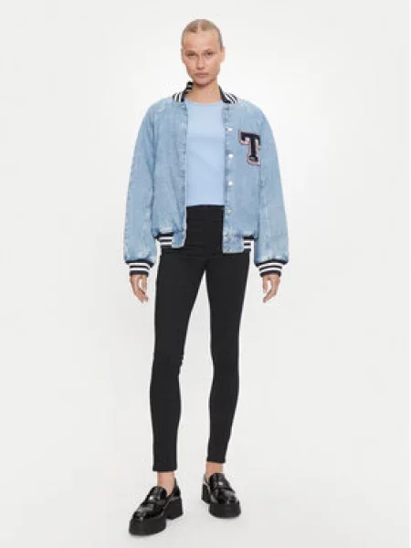 Tommy Jeans Jeansy Nora Skinny Fit černá