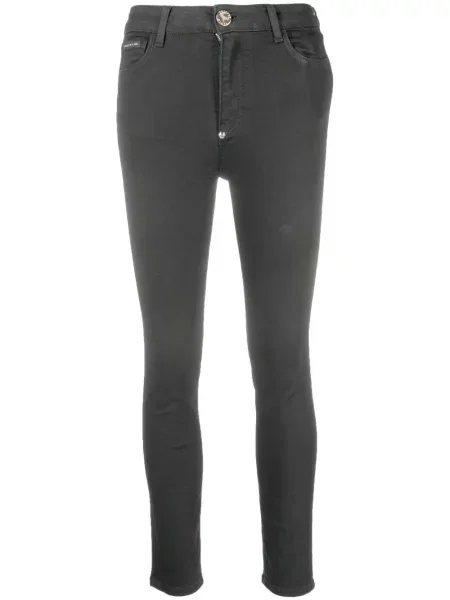 Skinny jeansy skinny Philipp Plein czarne