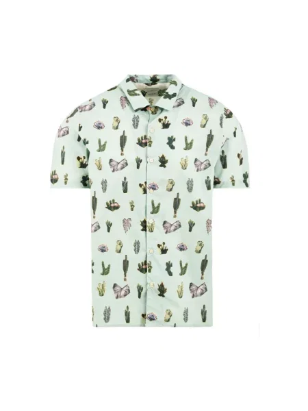 Koszula Paul Smith w kwiatki zielona