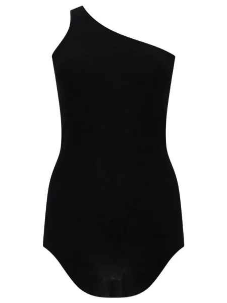 Top Rick Owens Lilies cu un umăr gol negru