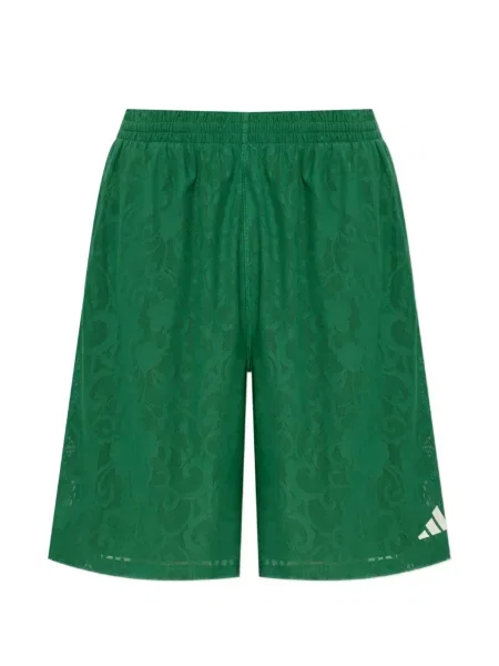 Pantaloni scurți Adidas plasă verde