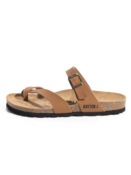 Bayton Flip-flops TRIADE maro cămilă / nisipiu negru