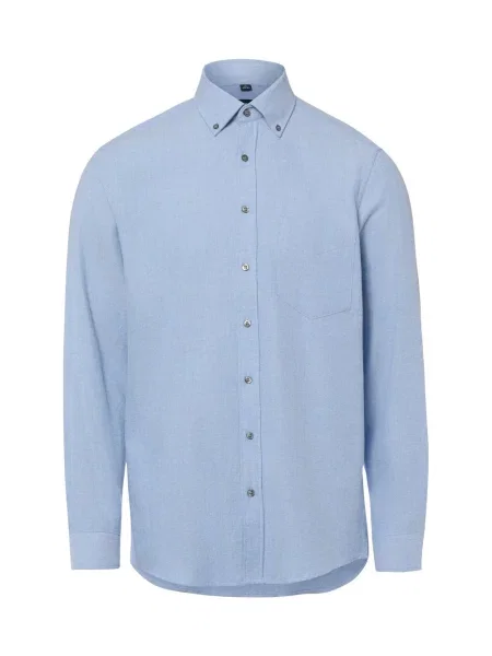 Andrew James koszula flanelowa Mężczyźni Regular Fit Flanela S niebieski