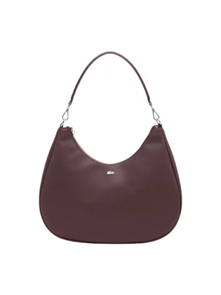 Torebka hobo Lacoste brązowa