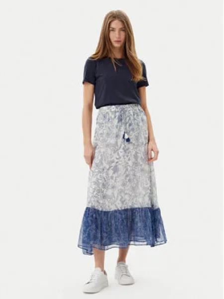 Pepe Jeans Trapézová sukně modrá