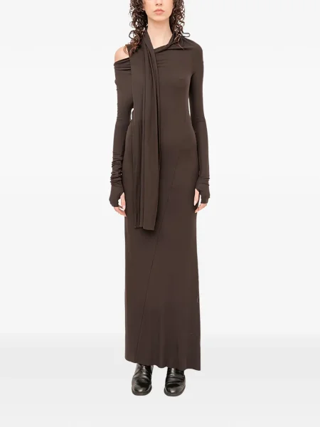 Dugo odgovarati maksi haljina Andrea Ya'aqov smeđa
