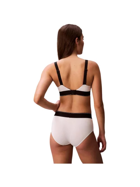 Sutien bralette Calvin Klein Jeans alb