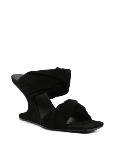 Sandale Rick Owens din piele de căprioară negru