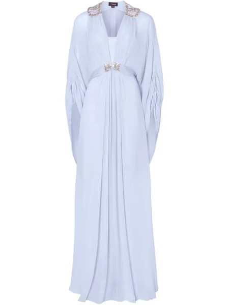 Rochie maxi Temperley London de costum albastru
