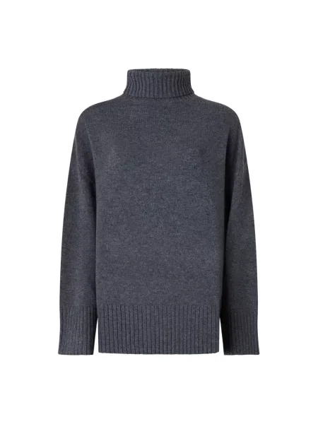 Sweter Pinko wełniany szary