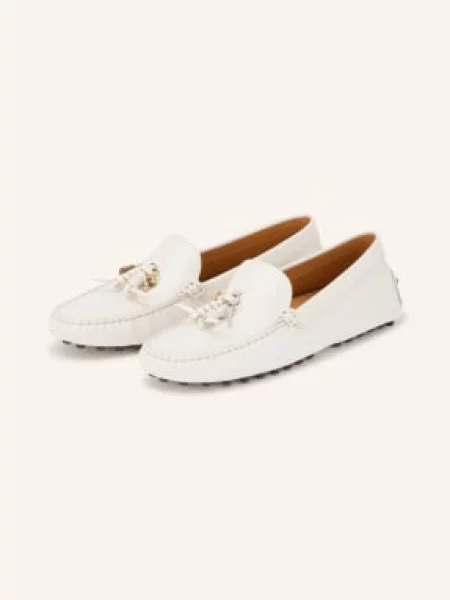 Tod's Mokasíny Gommino krémová