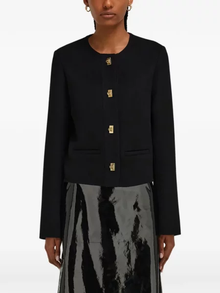 Geacă Ferragamo de lână negru
