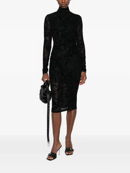 Lung rochie midi Just Cavalli negru