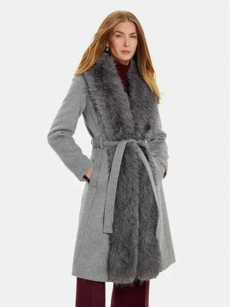 Marciano Guess Вълнено палто сив