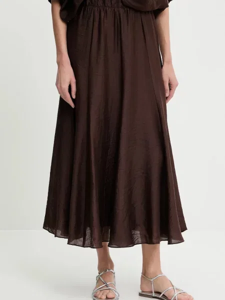 Fusta maxi Answear Lab maro