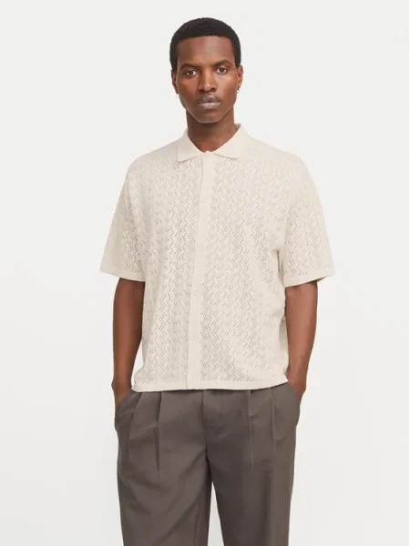 Jack&Jones Cămașă Tyler Écru bej