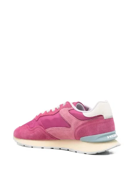 Sneakerși Hoff cu șireturi din dantelă roz