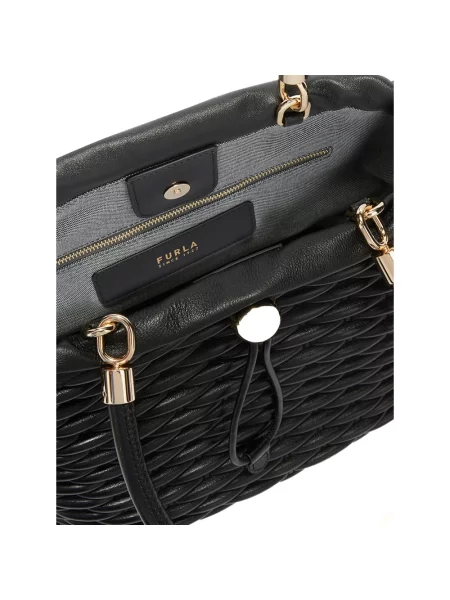 Shopperka Furla skórzana czarna
