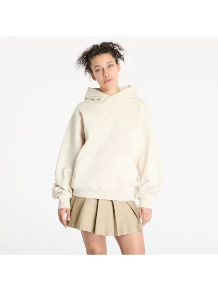 Hanorac New Balance Athletics French Terry Hoodie Beige XS bej