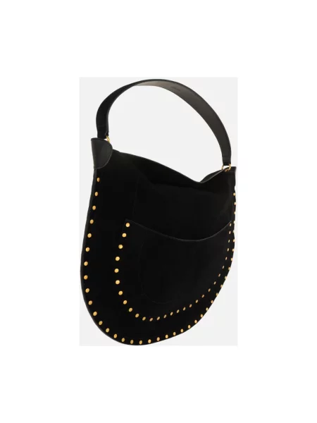 Torebka hobo Isabel Marant skórzana czarna