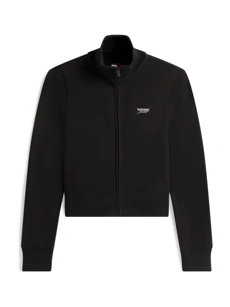 Tommy Jeans Mikina / stříbrná černá