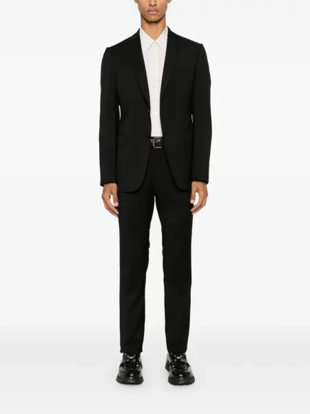 Vilnonis kostiumas kostiumas Emporio Armani juoda
