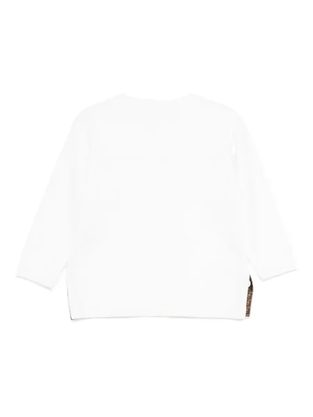 Sweter dziecięcy Fendi biały