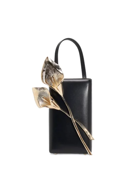 Bőr shopper táska Carolina Herrera fekete