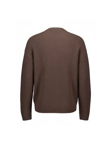 Sweter Genti z długim rękawem brązowy