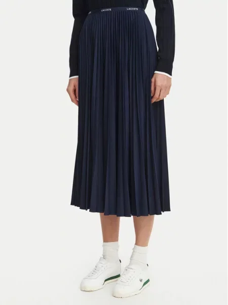 Lacoste Fustă plisată Bleumarin