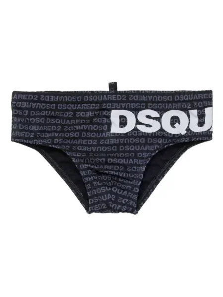 Kąpielówki dziecięce Dsquared2 czarne