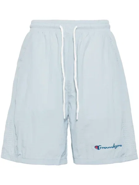 Шорти Ground Zero с принт синьо