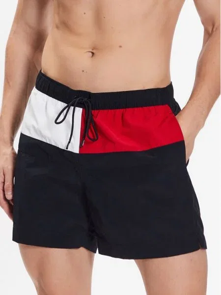 Tommy Hilfiger Úszónadrág Sötétkék fekete