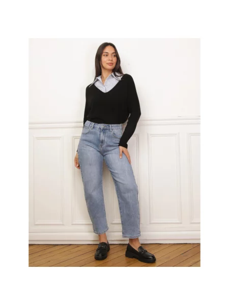 Blugi La Modeuse albastru