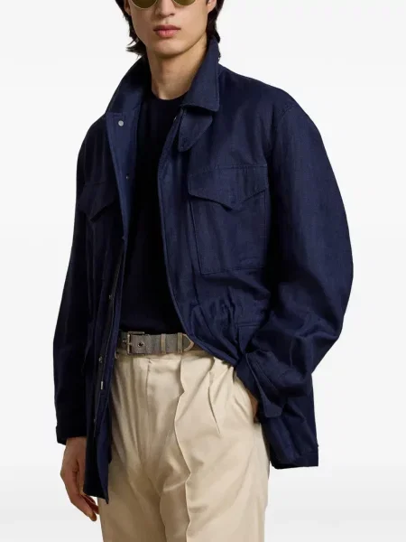 Geacă Ralph Lauren Purple Label albastru