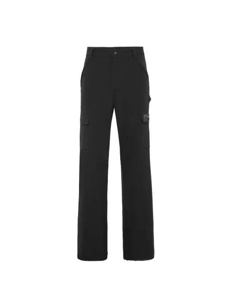 Spodnie cargo Plein Sport czarne