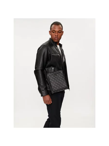 Guess saszetka MILANO HMMILO czarny