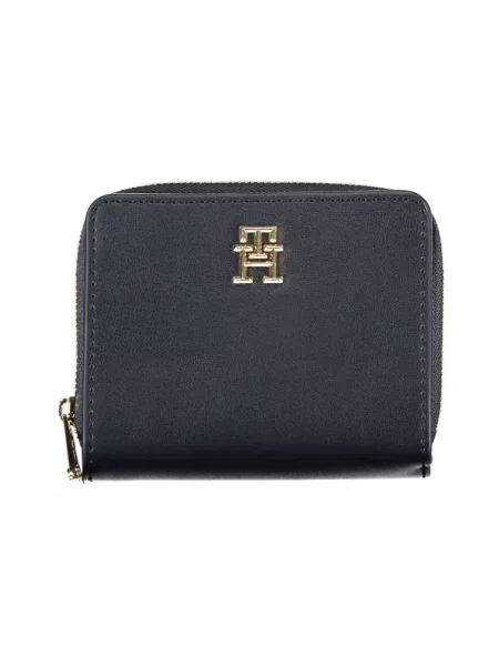 Portfel Tommy Hilfiger skórzany elegancki niebieski