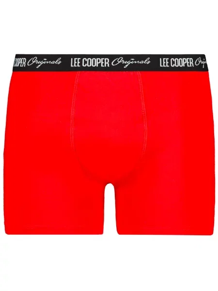 Boksarice Lee Cooper s potiskom rdeča