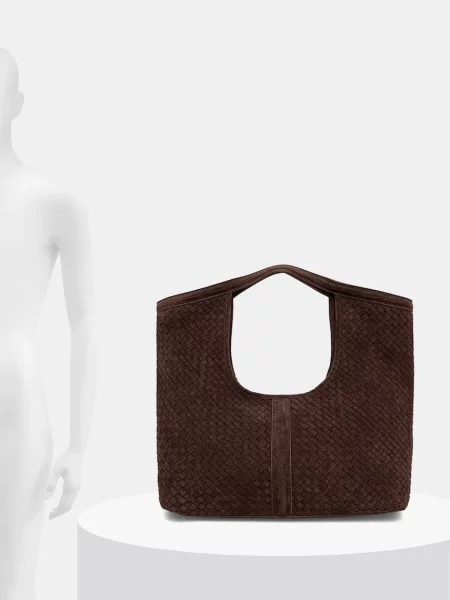Műbőr shopper táska Answear.lab barna