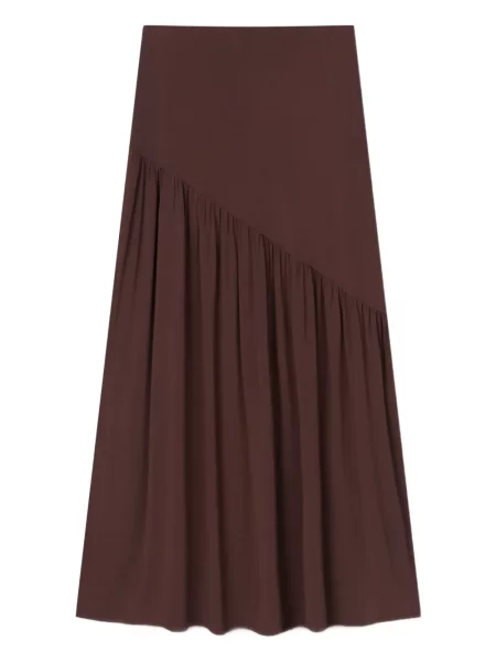 Spódnica plisowana áeron brązowa