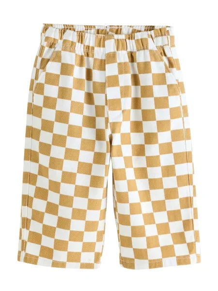 Next Pantaloni galben muștar alb