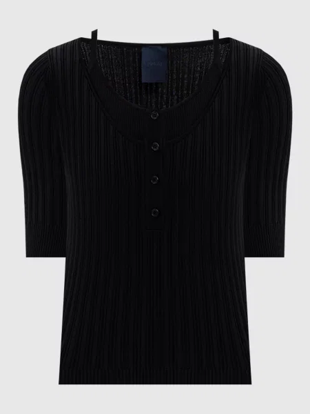 Топ в рубчик Juun.j чорний